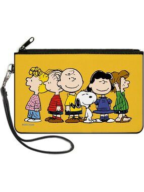 Peanuts Canvas Zipper Wallet - Cute Cartoon Design, Durable & Stylish Accessory